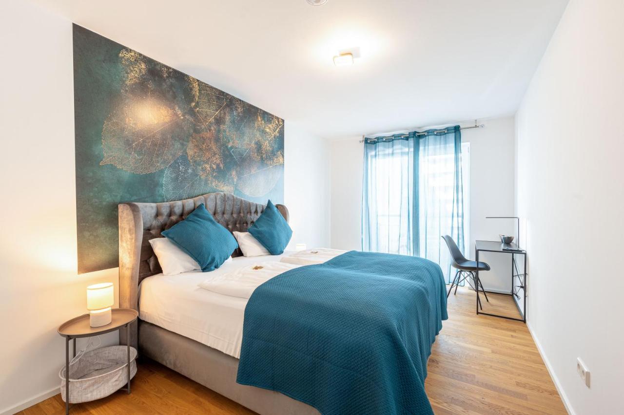 Lit Living: Luxus - Box Spring - Parking - Terrace Apartment Ludwigshafen am Rhein Luaran gambar
