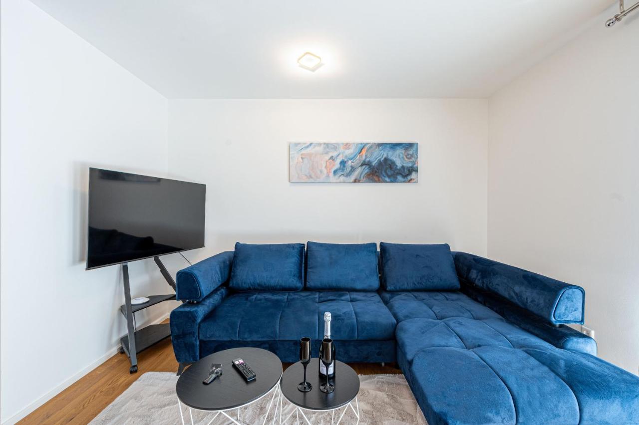 Lit Living: Luxus - Box Spring - Parking - Terrace Apartment Ludwigshafen am Rhein Luaran gambar
