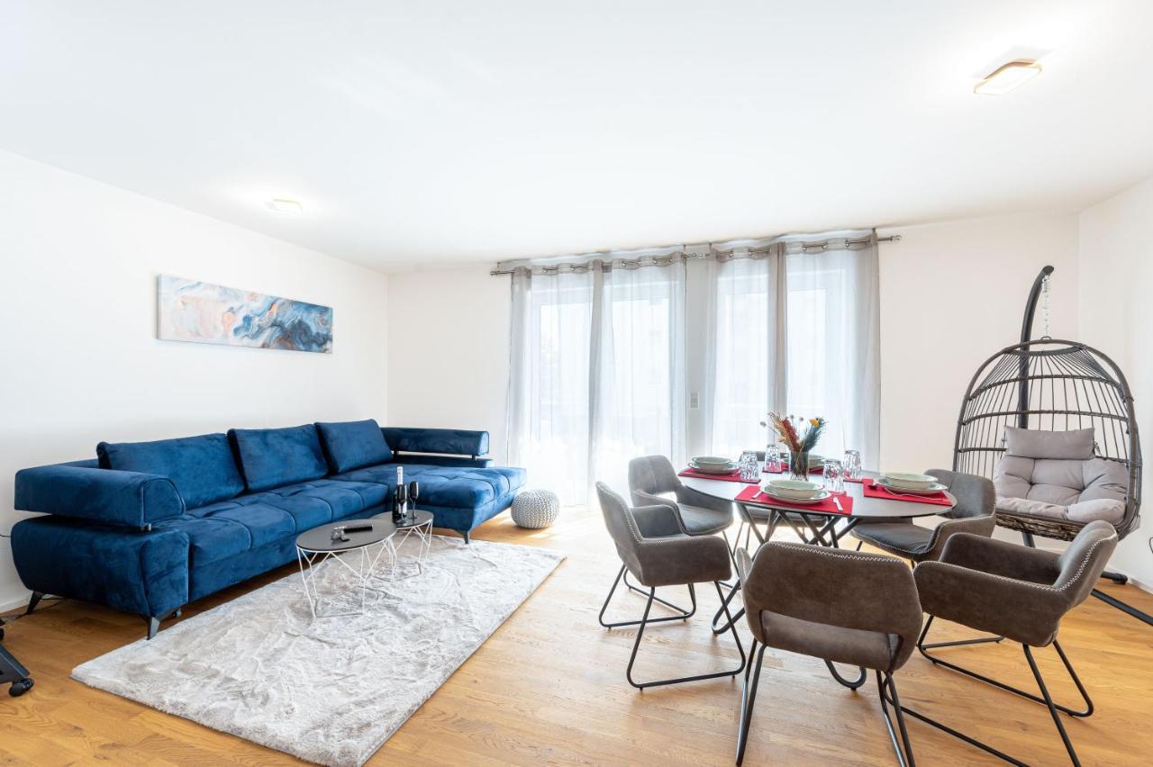 Lit Living: Luxus - Box Spring - Parking - Terrace Apartment Ludwigshafen am Rhein Luaran gambar