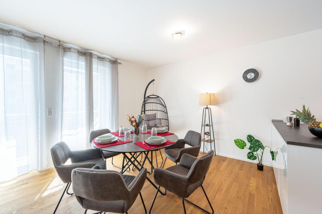 Lit Living: Luxus - Box Spring - Parking - Terrace Apartment Ludwigshafen am Rhein Luaran gambar