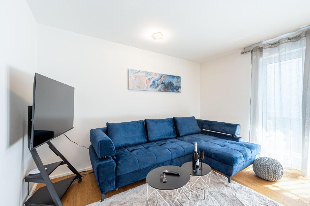 Lit Living: Luxus - Box Spring - Parking - Terrace Apartment Ludwigshafen am Rhein Luaran gambar